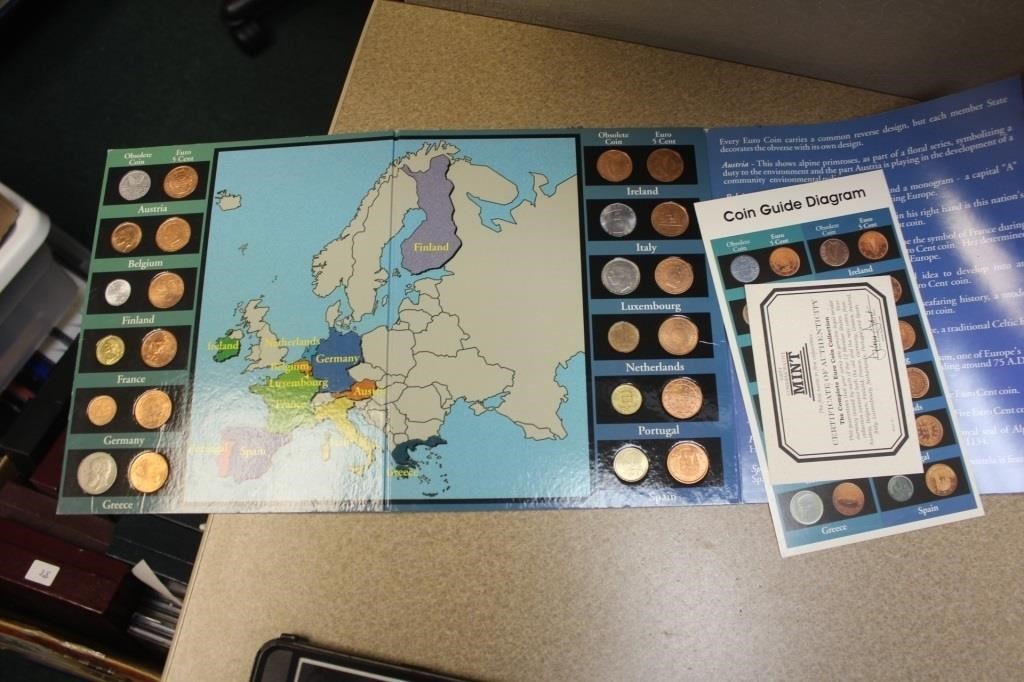 Euro Coin Collection Coin Set