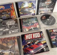 9 PC GAMES HOT WHEELS STUNT TRACK HARLEY DAVIDSON