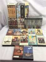 F9)  VHS. Collection sets and single movies.