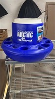 Arctic island floating cooler