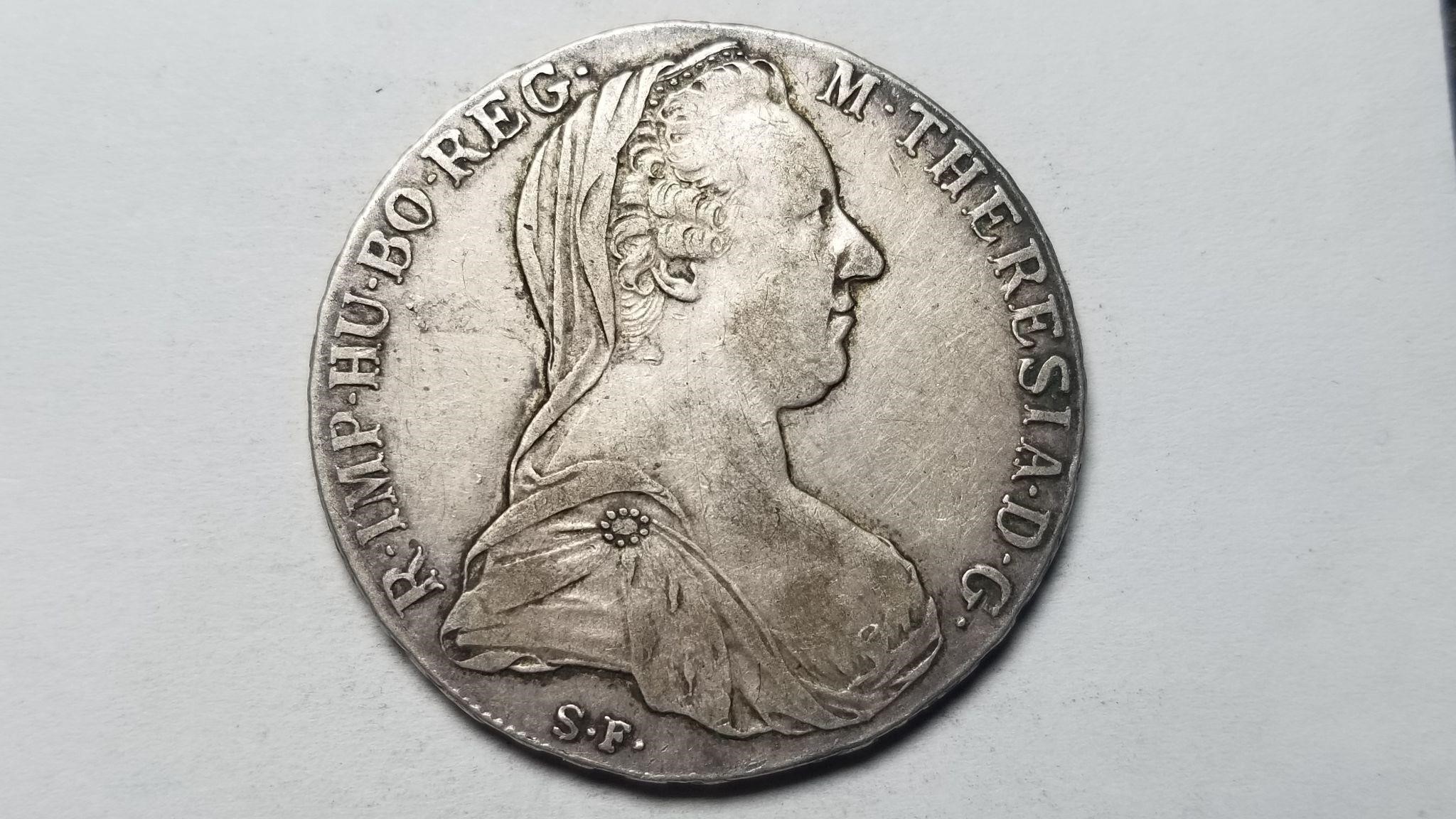 1780 Austrian Silver Thaler Restrike