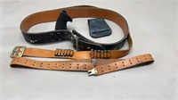 Ammunition belts, strap etc