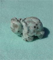Carved Gemstone Jasper Turtle 1 1/2"
