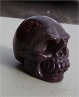 Skull Carved Gemstone 1 1/2"