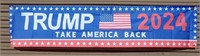 Trump Banner Flag Polyester 18" X 79"
