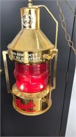 Vintage Strohs Beer Rotating Lantern Bar Light