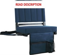 $86  Stadium Seat with Back Support  Blue  2