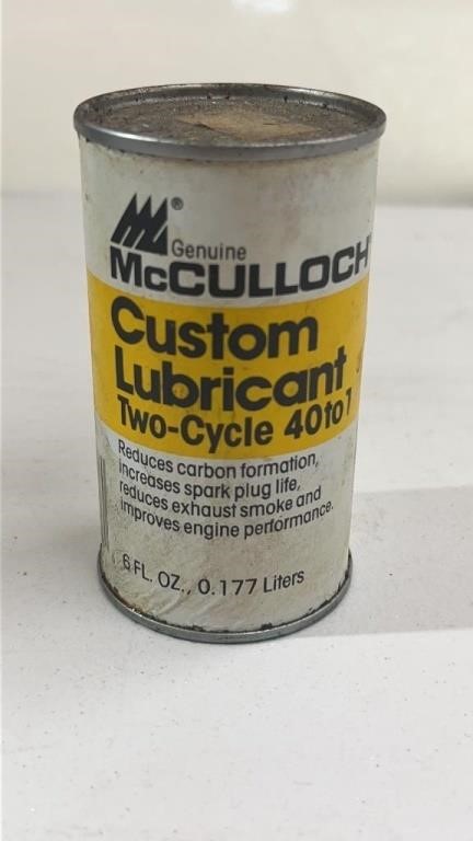 Mcculloch lubricant new old stock