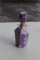 Gemstone Perfume Bottle 1 1/2 "