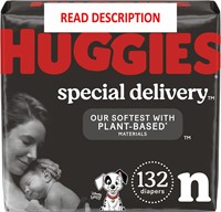 $50  Huggies Newborn Diapers  Fragrance Free  132C