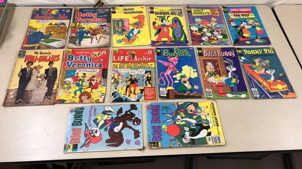 14 Vintage Comic Books