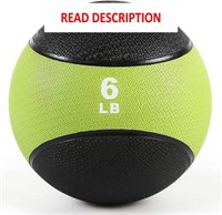 $38  RitFit Weighted Medicine Ball 6LB - Green