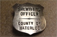 Sheriff's Officer County of Waterloo Badge