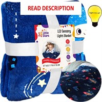 $65  Blue LED Blanket 61'x53.5' for Adults  Kids