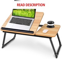 $40  Adjustable Laptop Desk  Foldable  Cup Holder