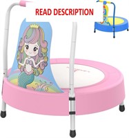 $50  LANGXUN Mini Trampoline for Kids 6M-4Y