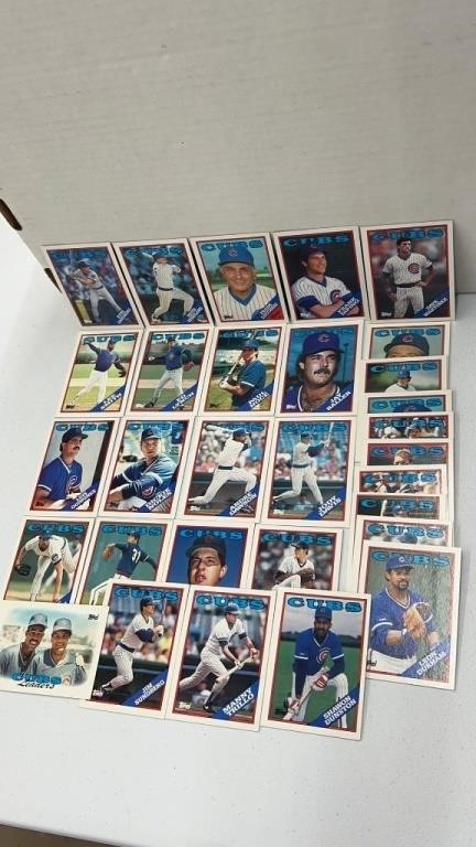 30 vintage Topps cubs baseball cards 70-80s