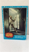 1977 Star Wars Luke prepares swing across chasm