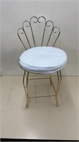 Vintage vanity stool