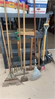 Long handle yard tools