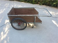 Vintage garden cart