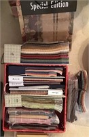 ASSORTED LOT OF UPHOLSTERY SAMPLES