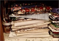 LARGE LOT OF QUILT FABRIC