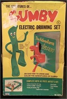 IN BOX GUMBY ELECTRIC DRAWING SET