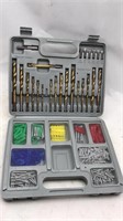 Kit Drill Bits & Anchors In Carry Case