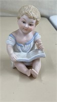 3 inch piano, baby, reading book