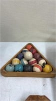 Vintage pull balls