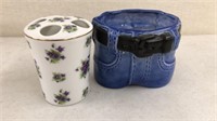Lefton Toothbrush Holder and a Planter