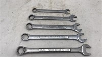 5 Craftsman Wrench Set 1/2, 5/8, 11/16, 3/4,13/16