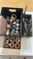 Tool lot- punches, Chuck’s, hardware, etc.