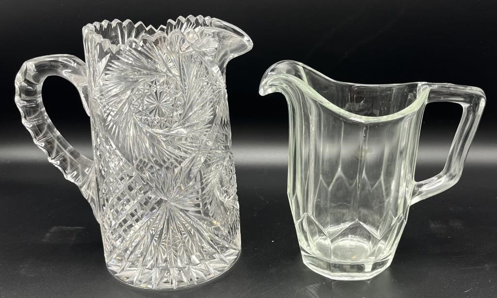 Crystal and Glass Pitchers