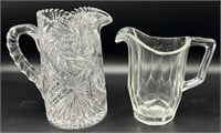 Crystal and Glass Pitchers
