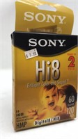 2pk Sealed New Sony 60 Digital8 & 120hi8