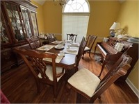 Beautiful ornate mahogany dining table