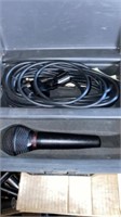 Audio technica 75D microphone in case as is