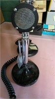 Astatic D-104 ham radio microphone and stand, as