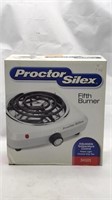 Proctor Silex Fifth Burner Adjustable Temp Control