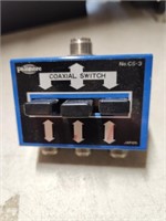 Philmore CS-3 Coaxial Switch Unit. Untested.
