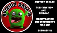 AUCTION SAVAGE, LLC REGISTRATION & BIDDING