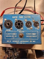Accurate Instrument Company Rapid Tube Tester.