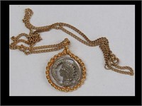 1906 INDIAN HEAD PENNY NECKLACE