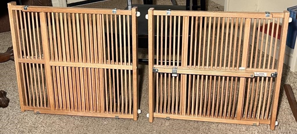 2 Wooden Gates