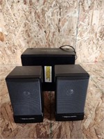 Realistic portable radio speakers 6x6x3 40-1259B