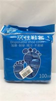 100pr New Disposable Shoe Covers
