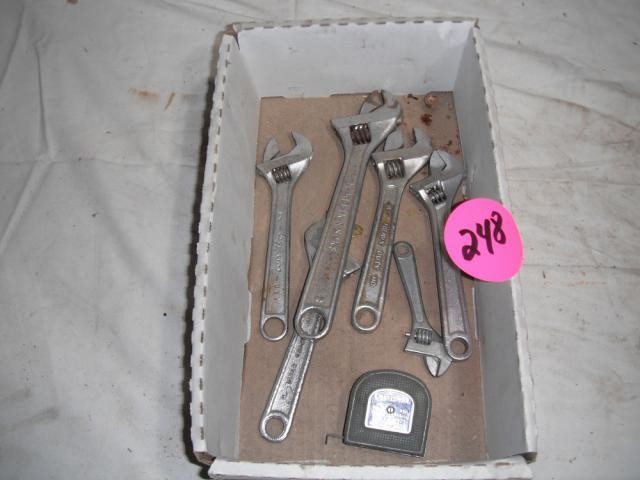 Crescent 8 Inch Wrench & Assorted Wrenches