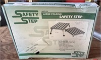 Large Metal Folding Safety Step